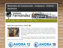 Tablet Screenshot of ceramicosfernandez.com